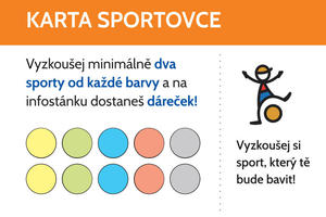 Hrací karta pro každého, vyzkoušej sporty a dostaneš dáreček!